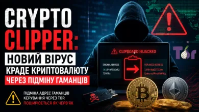 Crypto Clipper — новий вірус для Windows, який підміняє адреси криптогаманців та краде криптовалюту через мережу Tor