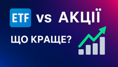 ETF vs акції — що краще для інвестування у 2026 році, порівняння ETF і окремих акцій, графік зростання